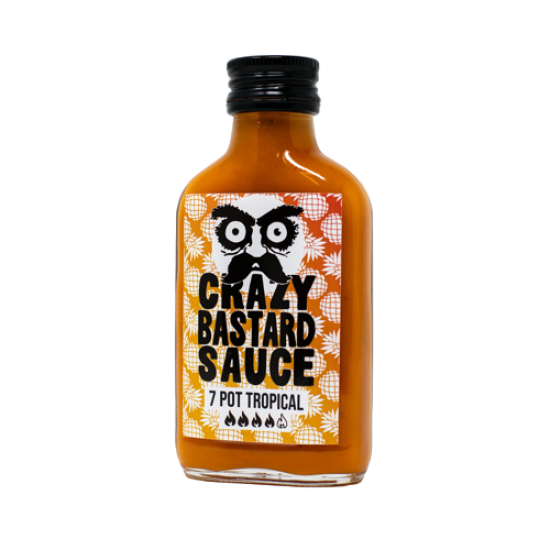 Crazy Bastard Tropical 7Pot Καυτερή Σάλτσα - 100ml Crazy Bastard Tropical 7Pot Καυτερή Σάλτσα - 100ml