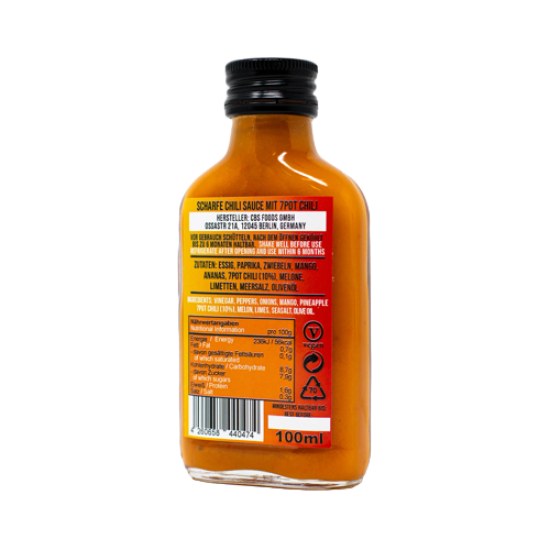 Crazy Bastard Tropical 7Pot Καυτερή Σάλτσα - 100ml Crazy Bastard Tropical 7Pot Καυτερή Σάλτσα - 100ml
