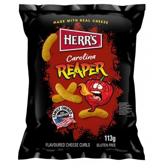 Γαριδάκια Herr's με Carolina Reaper 113γρ.