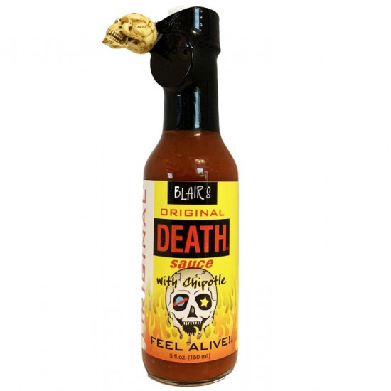 Blair's Death Sauce με Μπρελόκ Νεκροκεφαλή! Hot Ones - 150ml