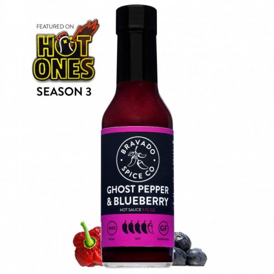 Bravado Εκπληκτική σάλτσα με blueberry και Ghost Pepper!