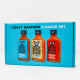 Crazy Bastard Caribbean Sause Set - Πακέτο με 3 καυτερές σάλτσες x 100 ml Crazy Bastard Caribbean Sause Set - Πακέτο με 3 καυτερές σάλτσες x 100 ml