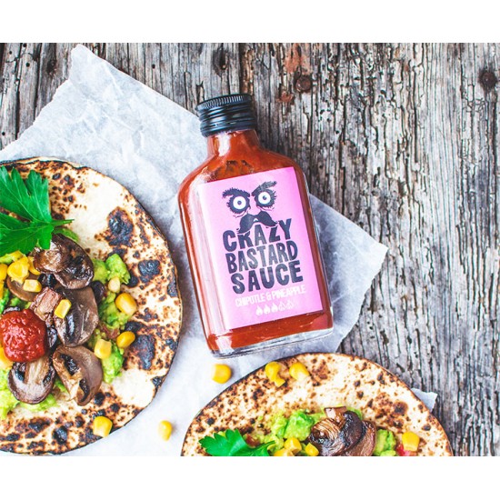 Crazy Bastard Sauce με Chipotle και Ανανά! 100ml