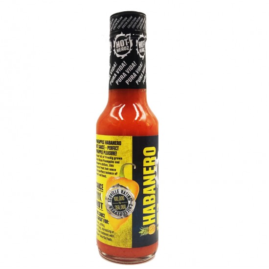 Hot Headz Καυτερή Σάλτσα με Habanero και Ανανά! - 148ml