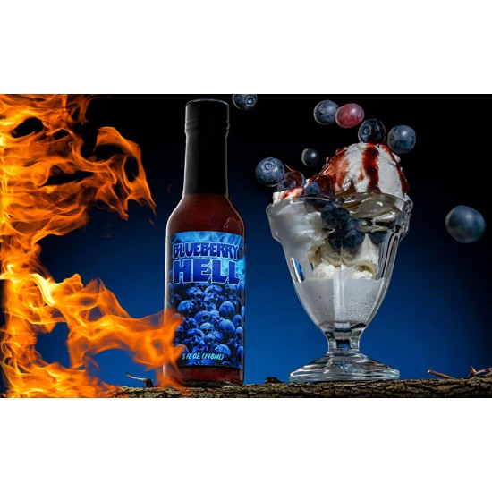 Hellfire Blueberry Hell - Μούρα, Βραβεία και Carolina Reaper - 148ml