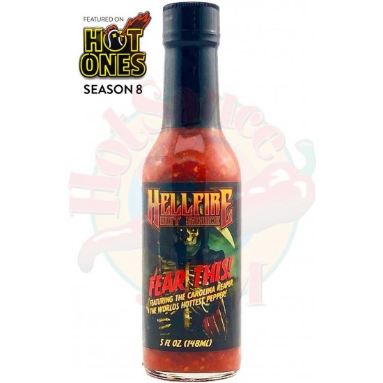 Hellfire Fear this Carolina Reaper Καυτερή Σάλτσα 148ml