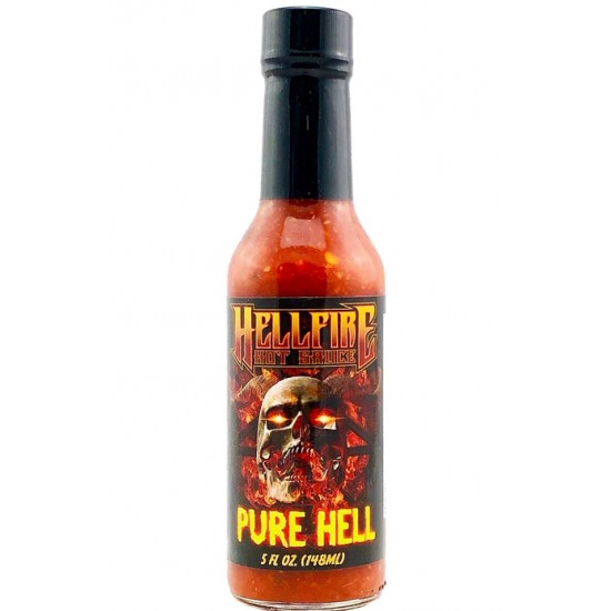 Hellfire Pure Hell - Scorpion / Jolokia / Habanero / 7-pot και Jalapeno -148ml