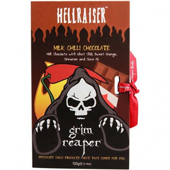 Hellraiser Καυτερή Σοκολάτα Milk Chilli Chocolate - 100γρ.