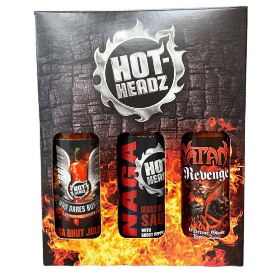 Απόλυτα Καυτερό Σετ Δώρου Naga Gift Pack -Hot Headz!