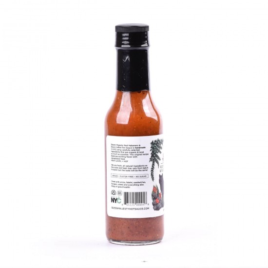 Queen Majesty καυτερή σάλτσα με Habanero και Black Coffee 147ml