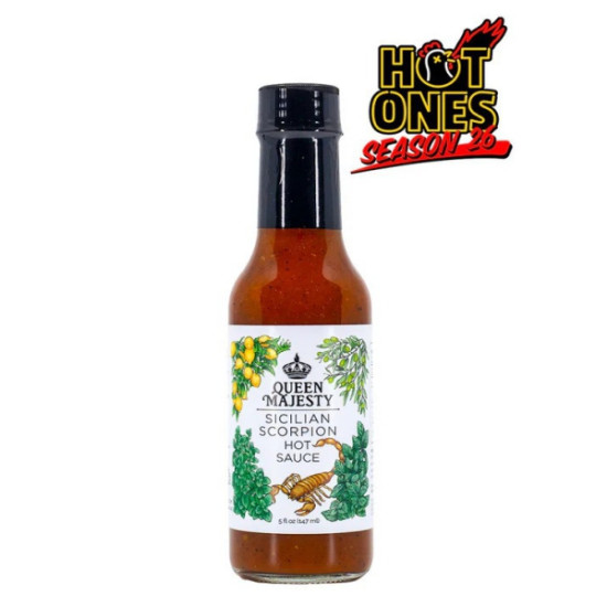 Queen Majesty Sicilian Scorpion Hot Sauce - 148ml Queen Majesty Sicilian Scorpion Hot Sauce - 148ml