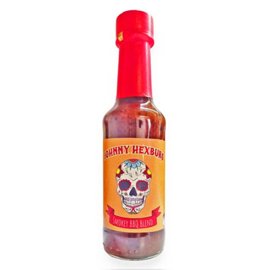 Johnny Hexburg "Smokey BBQ Blend Hot Sauce'' - 125 ml Johnny Hexburg "Smokey BBQ Blend Hot Sauce'' - 125 ml