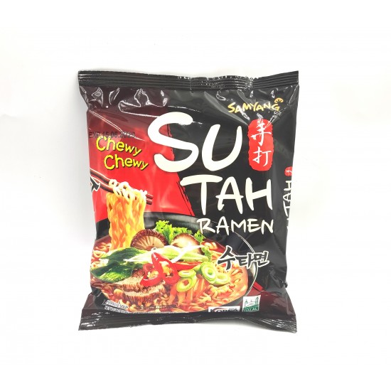 Samyang Καυτερά Noodles "SUTAH" καυτερό μοσχάρι 120γρ.