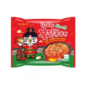 Samyang Υπερ- Καυτερά Noodles με γεύση Κοτόπουλο - Κimchi 135γρ.