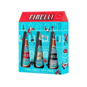 Σετ δώρου με 3 ιταλικές καυτερές σάλτσες Casa Firelli σε πανέμορφα μπουκάλια!