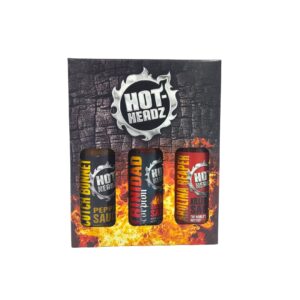 Το απόλυτο τριο Σούπερ Καυτερών Σαλτσών Hot- Headz XXX-HOT PACK!