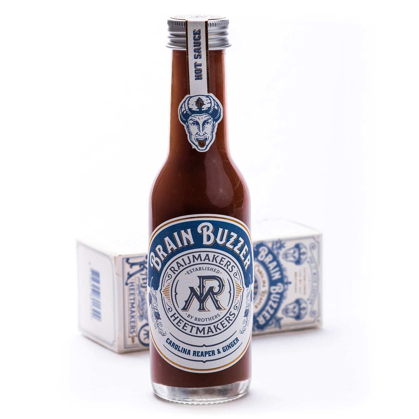 Raijmakers Heetmakers Brain Buzzer Carolina Reaper & Ginger - 150ml - Image 2