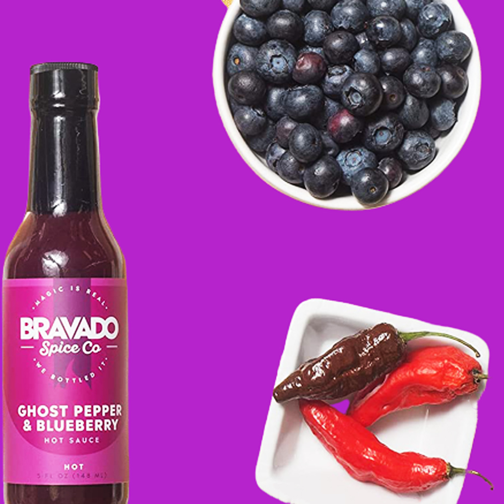 Bravado Εκπληκτική σάλτσα με blueberry και Ghost Pepper! - Image 2