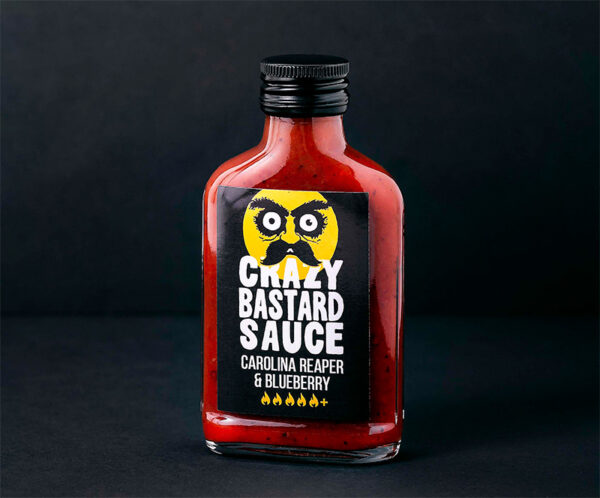 Crazy Bastard Sauce με Καρολίνα Ρίπερ και Blueberries 100ml! - Image 4
