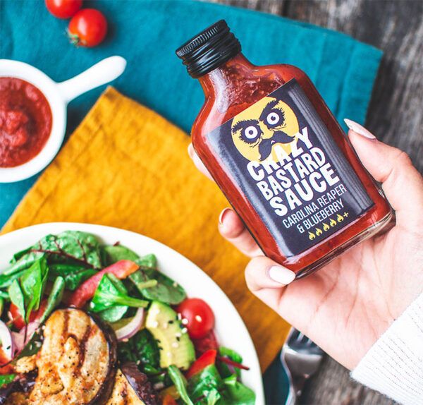 Crazy Bastard Sauce με Καρολίνα Ρίπερ και Blueberries 100ml! - Image 2