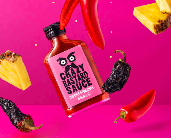 Crazy Bastard Sauce με Chipotle και Ανανά! 100ml