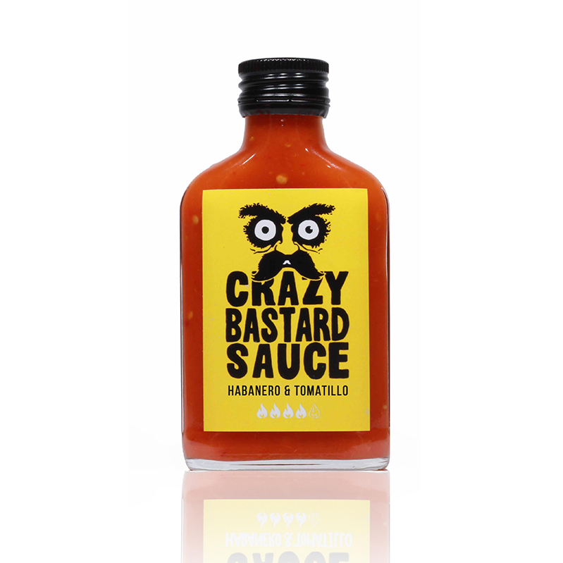 Crazy Bastard Sauce με Habanero και Tomatillo! 100ml - Image 3
