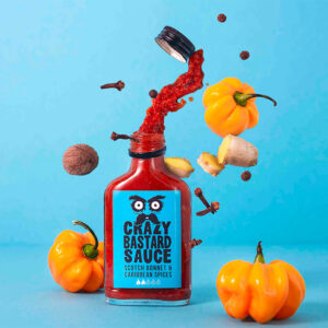 Crazy Bastard Sauce με Scotch Bonnet και Μπαχαρικά καραϊβικής! 100ml