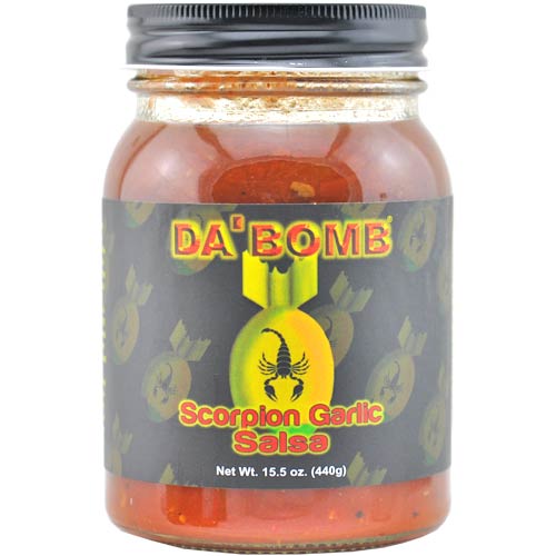 Καυτερή Σάλτσα "Da Bomb Ghost Pepper" με Σκόρδο - 440 γρ