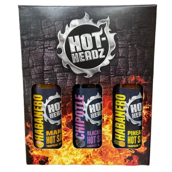 Πακέτο Φρουτένιων Καυτερών Σαλτσών - Fruity HOT Pack Hot Headz!