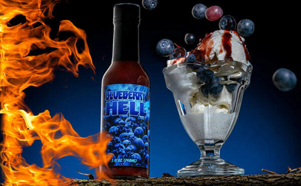 Hellfire Blueberry Hell - Μούρα, Βραβεία και Carolina Reaper - 148ml - Image 2