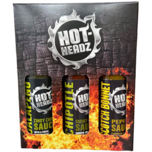 Καυτερό Πακέτο Hot Headz Με 3 από τις Πιο Γευστικές Σάλτσες!
