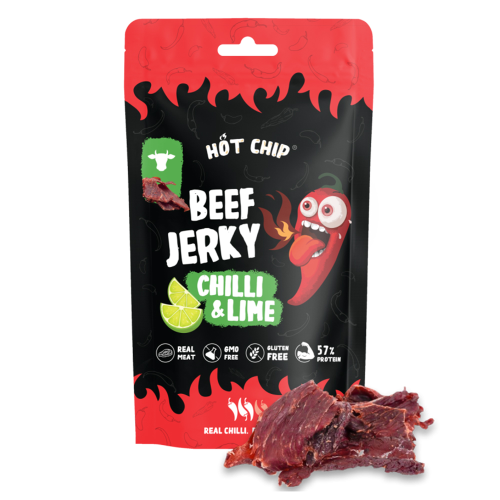 Jerky Chili & Lime 25γρ.