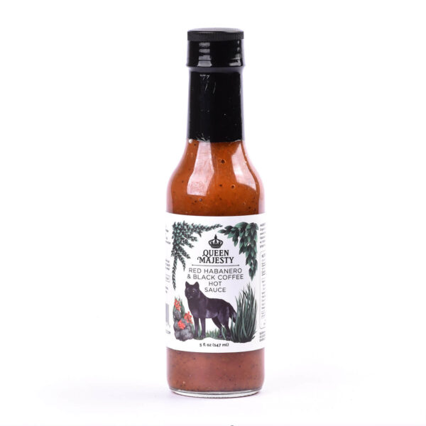 Queen Majesty Red Habanero & Black Coffee – scharfe Sauce, 147 ml