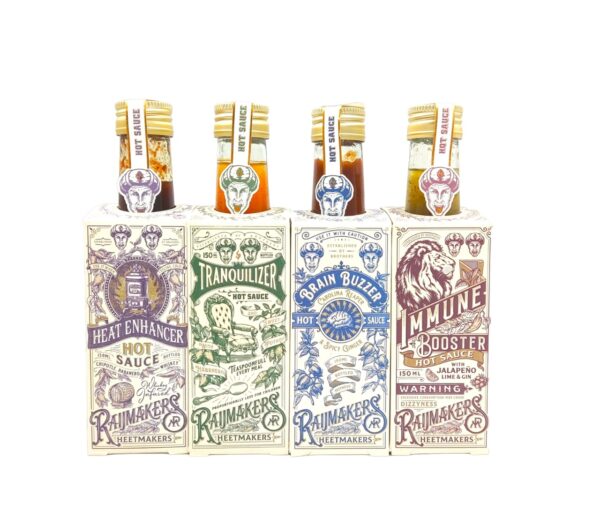 Raijmakers Heetmakers Giftpack 4 καυτερές σάλτσες - Image 2