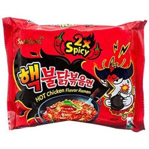 Samyang Διπλόκαυτερά Noodles - 2x Spicy! με Γεύση Κοτόπουλο! 140γρ. 