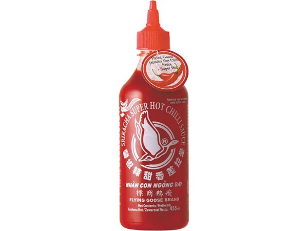 Σριράτσα (Sriracha) Σάλτσα Τσίλι Πολύ Καυτερή 455ml