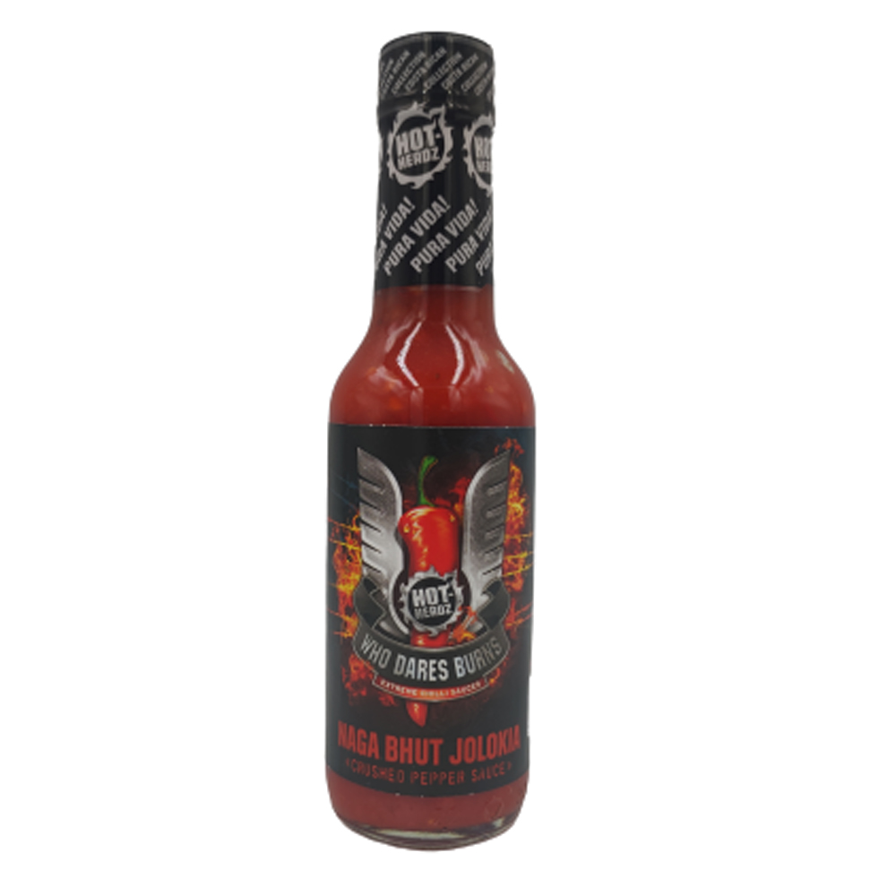 Who Dares Burns! Crushed Naga Καυτερή Σάλτσα 148 ml