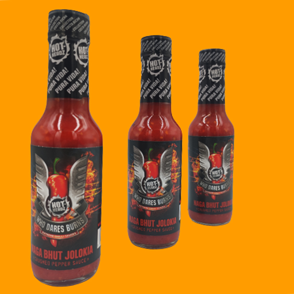 Who Dares Burns! Crushed Naga Καυτερή Σάλτσα 148 ml - Image 2