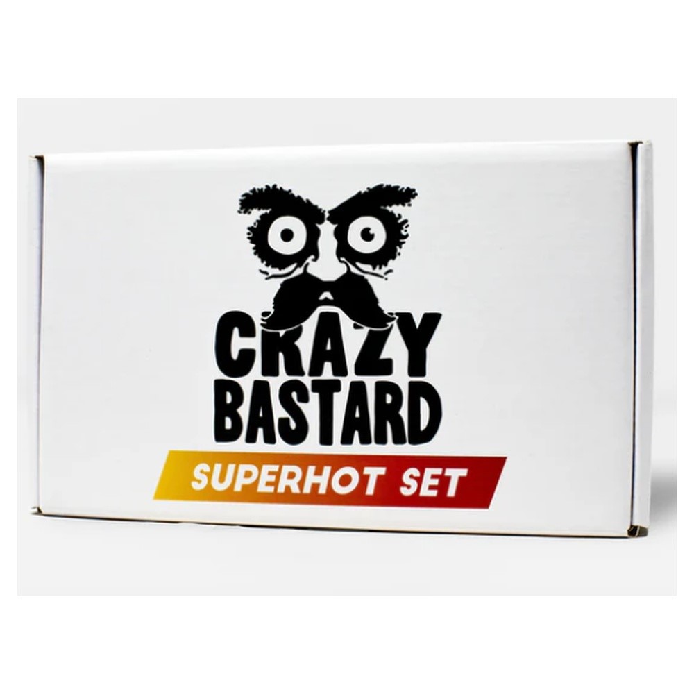 Crazy Bastard - Super Hot Set - Πακέτο 3 σάλτσες - 100 ml