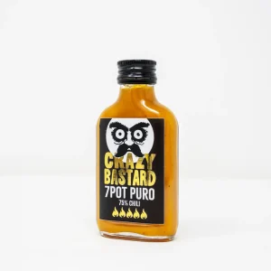 Crazy Bastard 7 Pot Puro Extrem Scharfe Chilisauce 100ml
